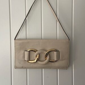 Vintage Michael Kors Leather Purse: Beige